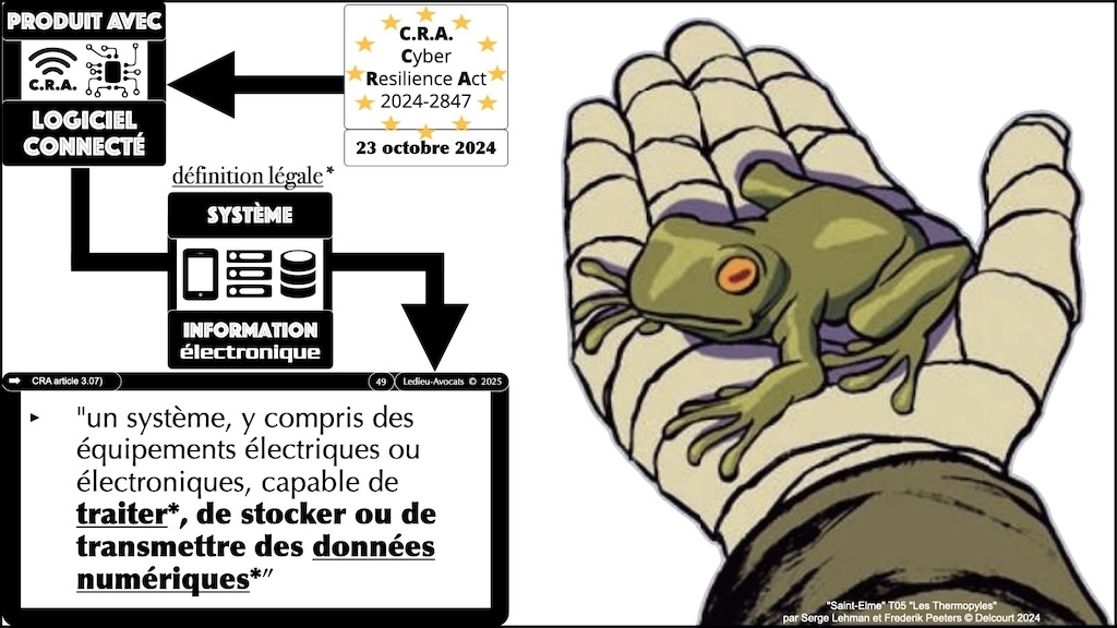 #606 CRA produit comportant des éléments numériques ? Cyber Resilience Act #03 © Ledieu-Avocats.049