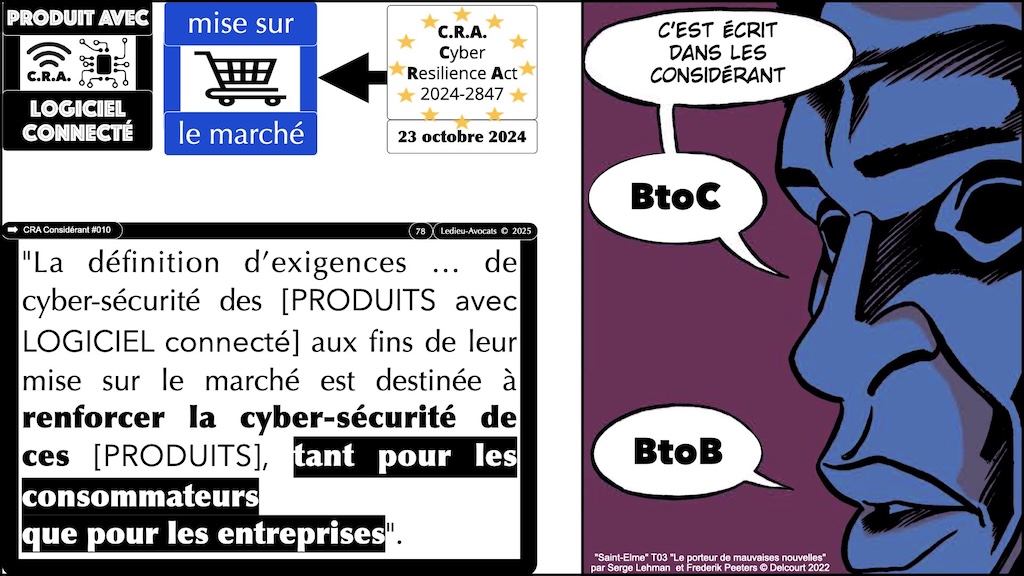 #606 CRA produit comportant des éléments numériques ? Cyber Resilience Act #03 © Ledieu-Avocats.078