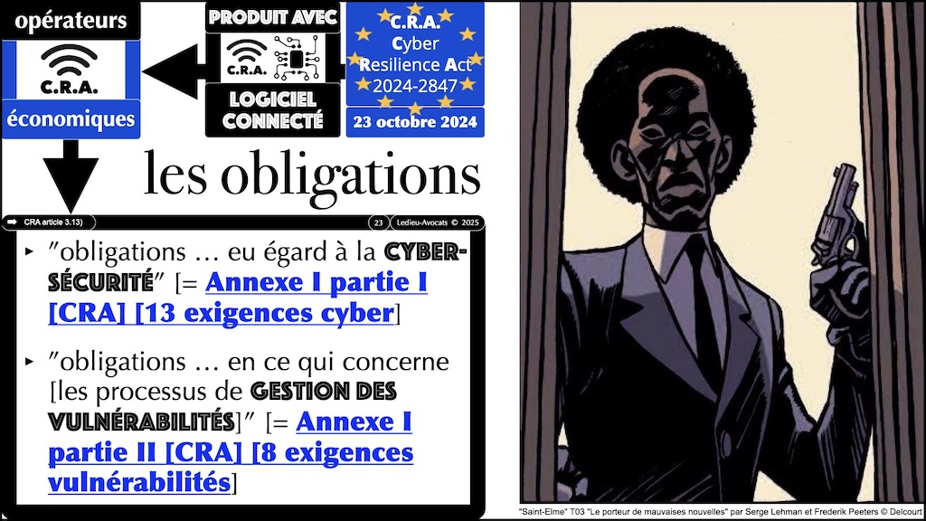 #608 CRA fabricant ? importateur ? distributeur ? les acteurs économiques concernés Cyber Resilience Act #04 © Ledieu-Avocats.023