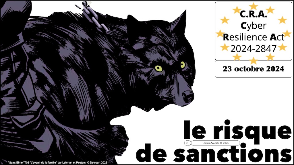 #609 CRA sanction et responsabilité du fait des produits non conformes Cyber Resilience Act #05 © Ledieu-Avocats.021