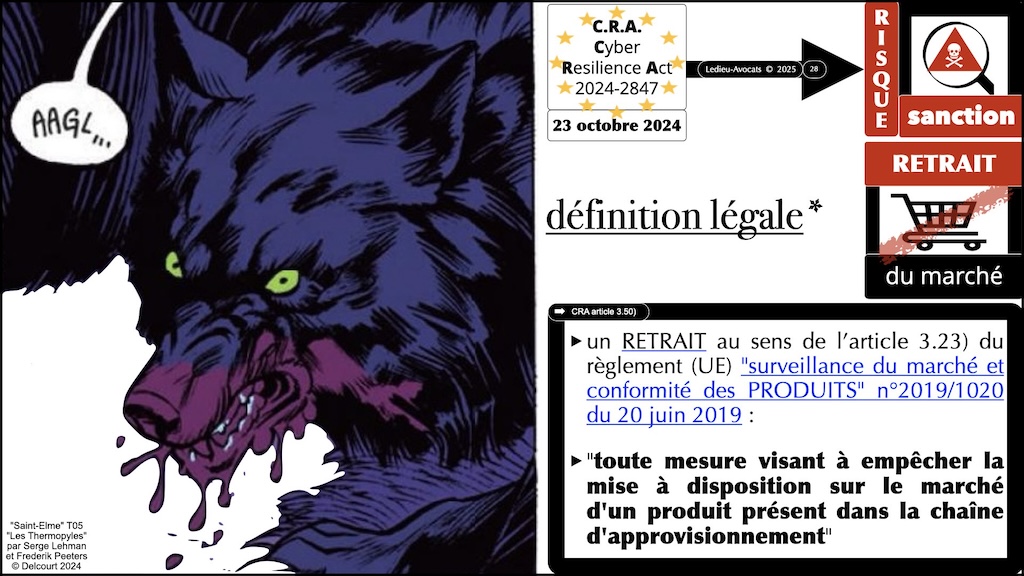 #609 CRA sanction et responsabilité du fait des produits non conformes Cyber Resilience Act #05 © Ledieu-Avocats.028