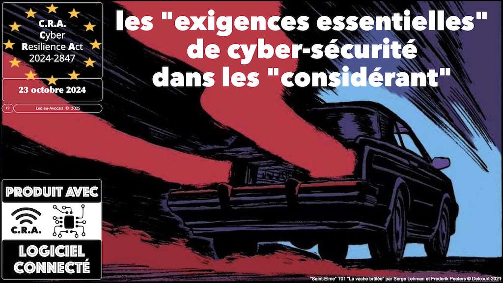 #611 CRA 13 mesures cyber obligatoires pour [PRODUITS avec LOGICIEL connecté] Cyber Resilience Act #06 © Ledieu-Avocats.019