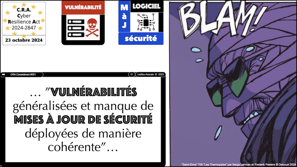 #611 CRA 13 mesures cyber obligatoires pour [PRODUITS avec LOGICIEL connecté] Cyber Resilience Act #06 © Ledieu-Avocats.022