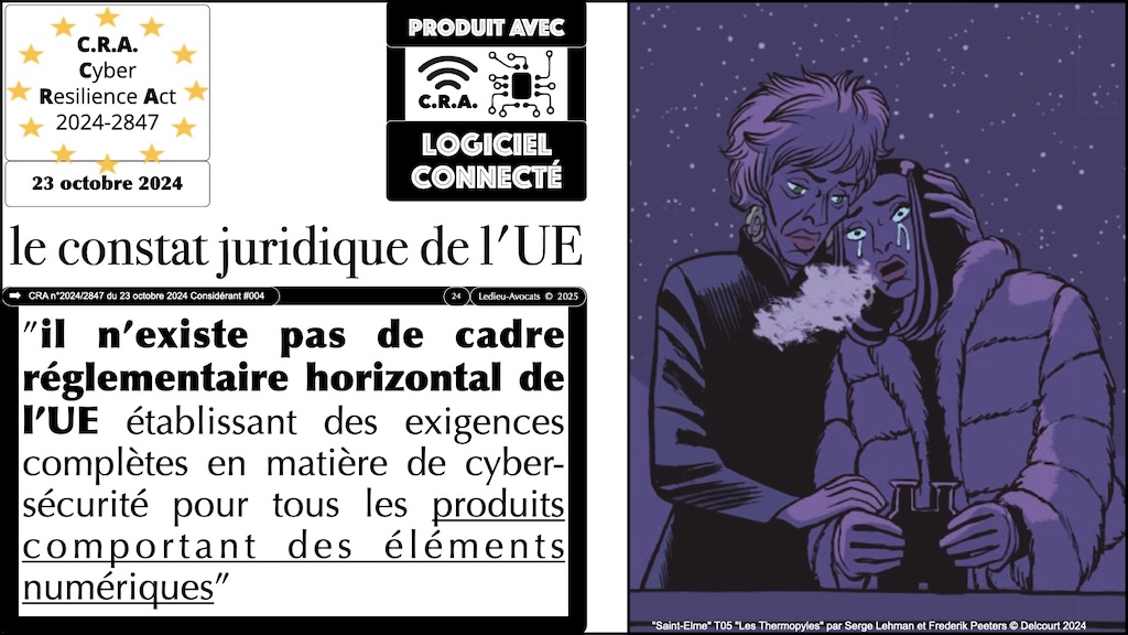 #611 CRA 13 mesures cyber obligatoires pour [PRODUITS avec LOGICIEL connecté] Cyber Resilience Act #06 © Ledieu-Avocats.024