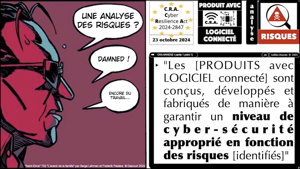 #611 CRA 13 mesures cyber obligatoires pour [PRODUITS avec LOGICIEL connecté] Cyber Resilience Act #06 © Ledieu-Avocats.028