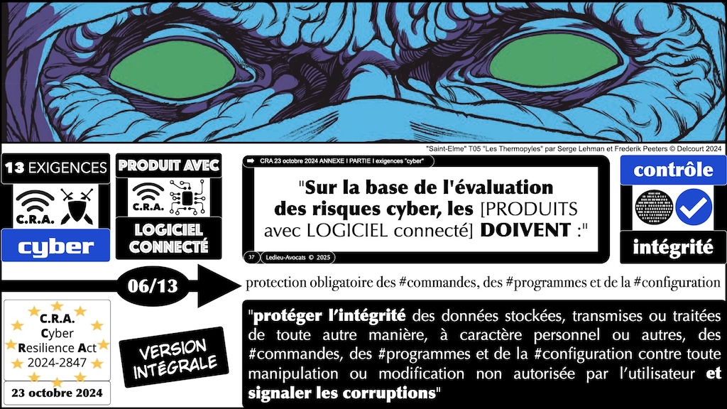 #611 CRA 13 mesures cyber obligatoires pour [PRODUITS avec LOGICIEL connecté] Cyber Resilience Act #06 © Ledieu-Avocats.037