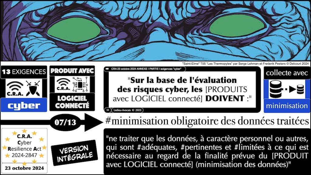 #611 CRA 13 mesures cyber obligatoires pour [PRODUITS avec LOGICIEL connecté] Cyber Resilience Act #06 © Ledieu-Avocats.038