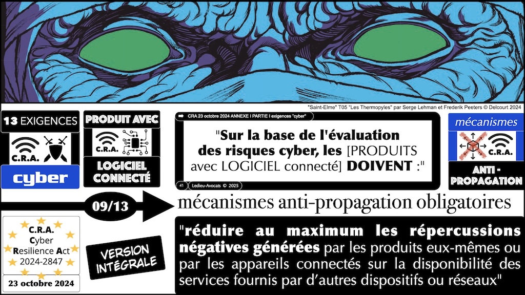 #611 CRA 13 mesures cyber obligatoires pour [PRODUITS avec LOGICIEL connecté] Cyber Resilience Act #06 © Ledieu-Avocats.041