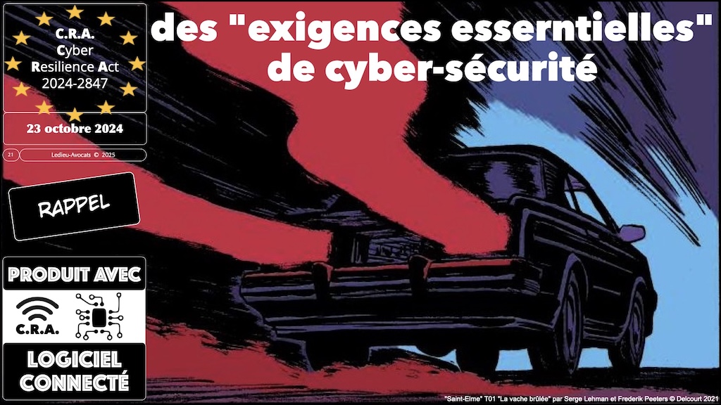#612 CRA 8 mesures vulnérabilités obligatoires pour [PRODUITS avec LOGICIEL connecté] Cyber Resilience Act #07 [18 février 2025] © Ledieu-Avocats.021