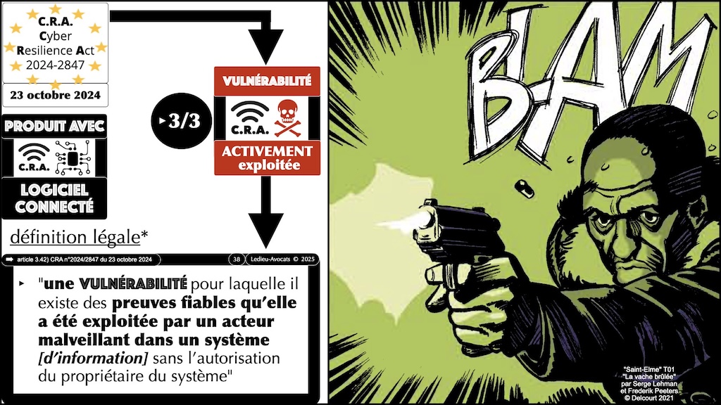 #612 CRA 8 mesures vulnérabilités obligatoires pour [PRODUITS avec LOGICIEL connecté] Cyber Resilience Act #07 [18 février 2025] © Ledieu-Avocats.038