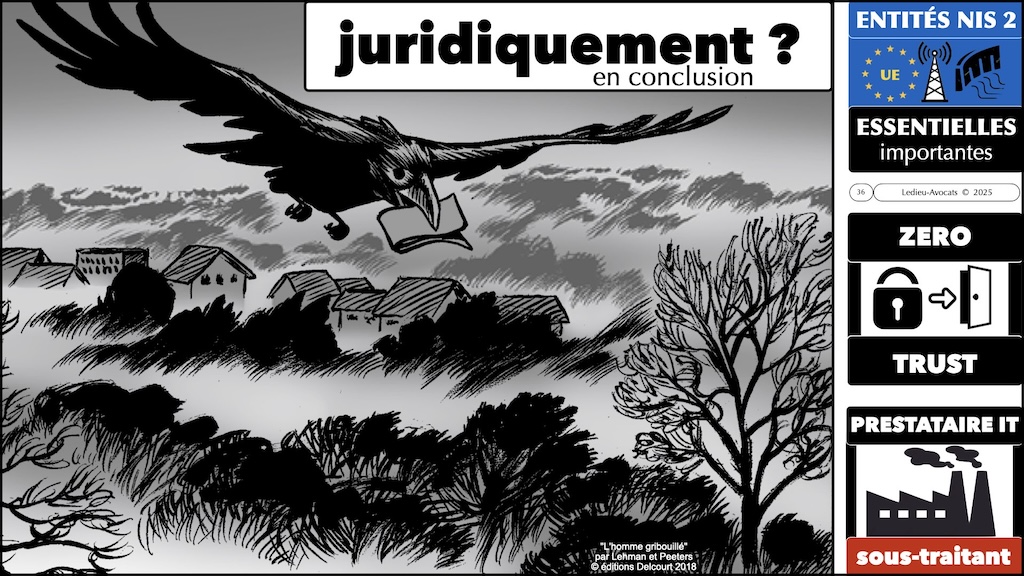 #623 NIS2 ZERO TRUST et prestataire IT sous-traitant - QUI doit faire QUOI ? QUI est responsable ? [FIC Forum In Cyber 1er avril 2025] © Ledieu-Avocats 22-03-2025.036