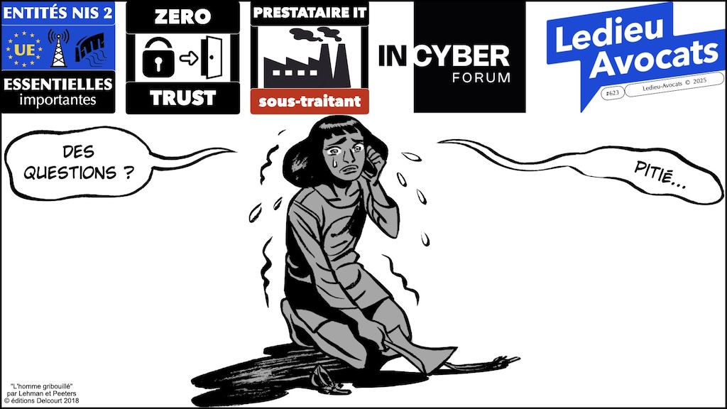 #623 NIS2 ZERO TRUST et prestataire IT sous-traitant - QUI doit faire QUOI ? QUI est responsable ? [FIC Forum In Cyber 1er avril 2025] © Ledieu-Avocats 22-03-2025.053