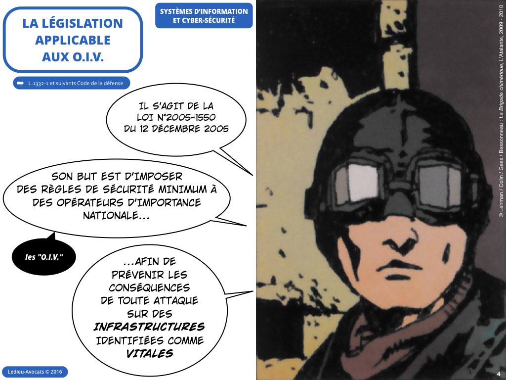 cybersécurité système Information OIV Ledieu avocat contrat droit nouvelles technologies logiciel SaaS DMP web métadonnées personnelles vFR4.11.004