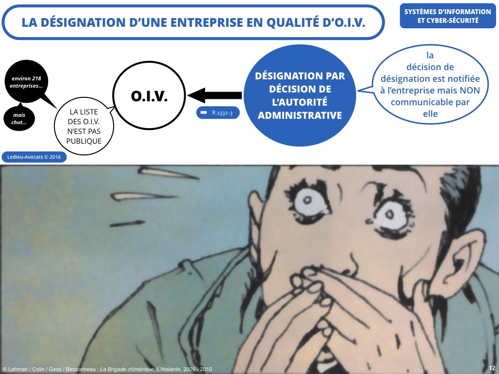 cybersécurité système Information OIV Ledieu avocat contrat droit nouvelles technologies logiciel SaaS DMP web métadonnées personnelles vFR4.11.012