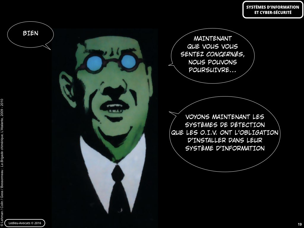 cybersécurité système Information OIV Ledieu avocat contrat droit nouvelles technologies logiciel SaaS DMP web métadonnées personnelles vFR4.11.019