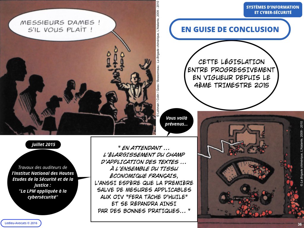 cybersécurité système Information OIV Ledieu avocat contrat droit nouvelles technologies logiciel SaaS DMP web métadonnées personnelles vFR4.11.036