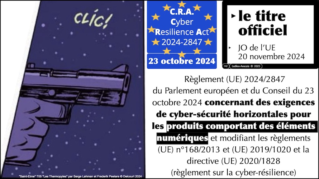 #624 CRA logiciel saas cloud que prévoit le Cyber Resilience Act #10 © Ledieu-Avocats 2025.005