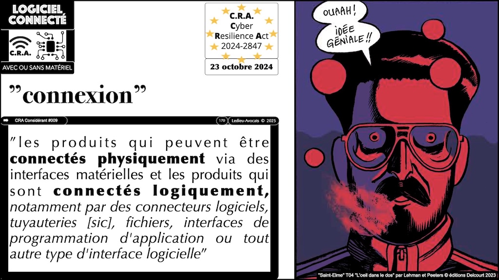 #624 CRA logiciel saas cloud que prévoit le Cyber Resilience Act #10 © Ledieu-Avocats 2025.033