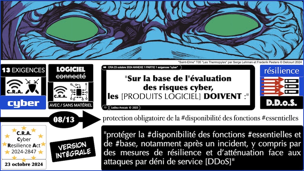 #629 CRA exigences cyber et vulnérabilités expliquées à ma grand mère podcast part 2 © Ledieu-Avocats 2025.013