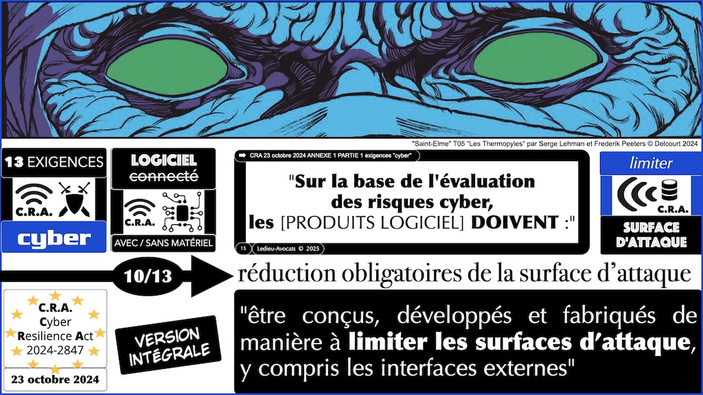#629 CRA exigences cyber et vulnérabilités expliquées à ma grand mère podcast part 2 © Ledieu-Avocats 2025.015
