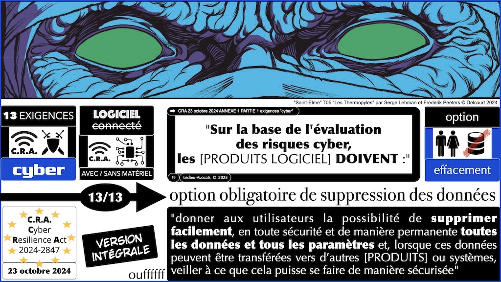 #629 CRA exigences cyber et vulnérabilités expliquées à ma grand mère podcast part 2 © Ledieu-Avocats 2025.018