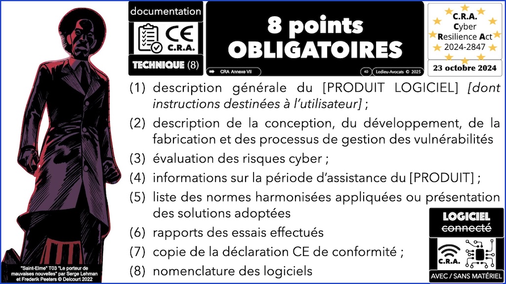 #629 CRA exigences cyber et vulnérabilités expliquées à ma grand mère podcast part 2 © Ledieu-Avocats 2025.040