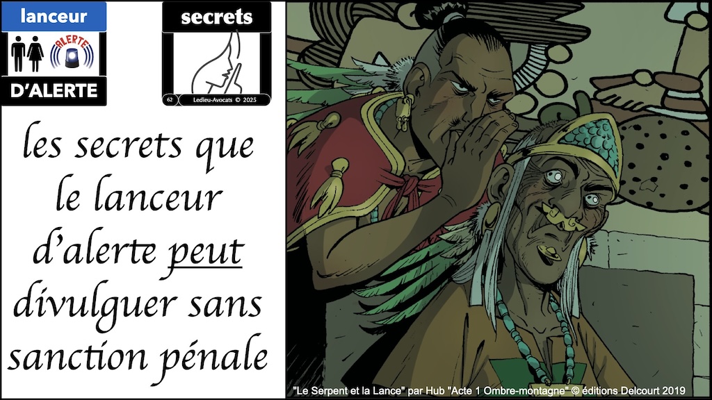 #634 Lanceur d'alerte QUELS SECRETS peuvent (ou non) être divulgués ? © Ledieu-Avocats 2025.062