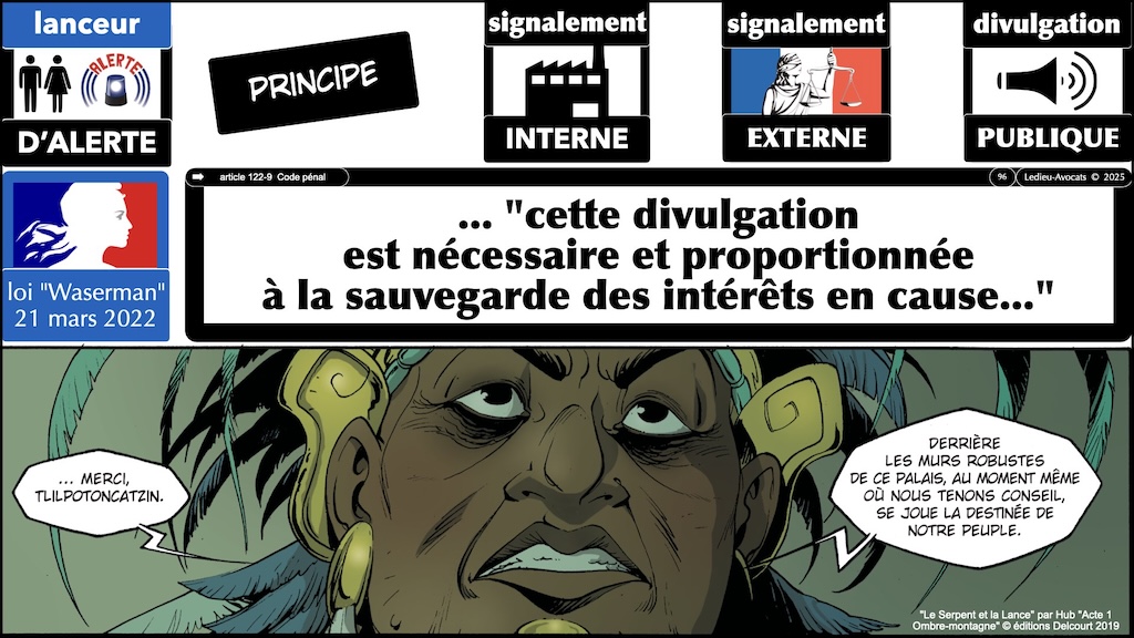#636 Lanceur d'alerte QUELS FAITS divulguer ? loi Waserman 2022 © Ledieu-Avocats 2025.096