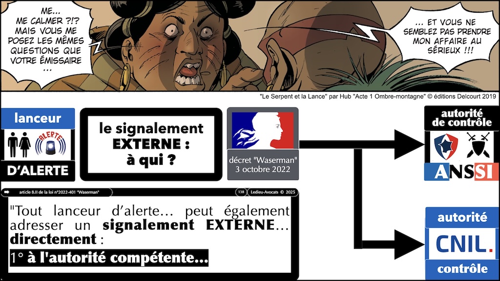 #639 Lanceur d'alerte le signalement externe selon la loi Waserman © Ledieu-Avocats 2025.138