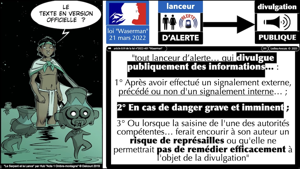 #643 Lanceur d'alerte divulgation d'un leak et loi Waserman 2022 © Ledieu-Avocats 2025.193