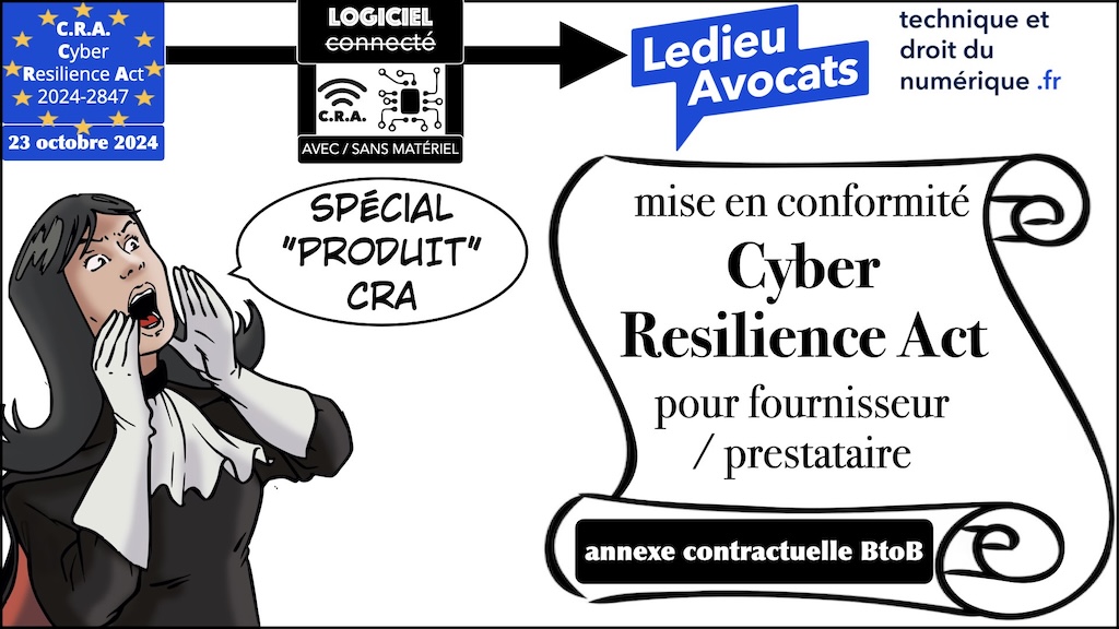 avenant CRA exigences cybersécurité BtoB pour fournisseur prestataire © Ledieu-Avocats