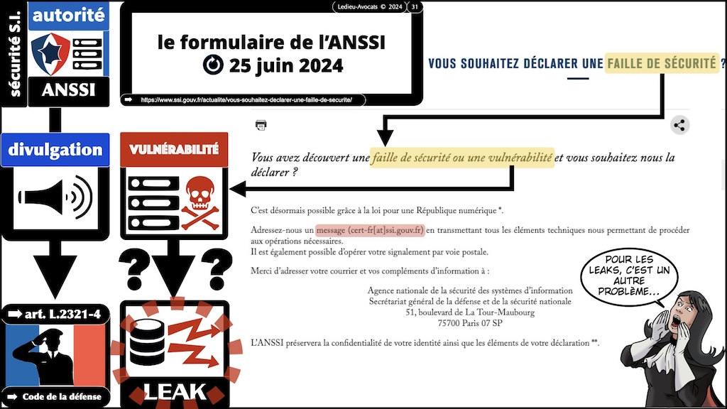 #571 scan de vulnérabilité non sollicité et procédures de divulgation légale [juin 2024] © Ledieu-Avocats 25-06-2024..031