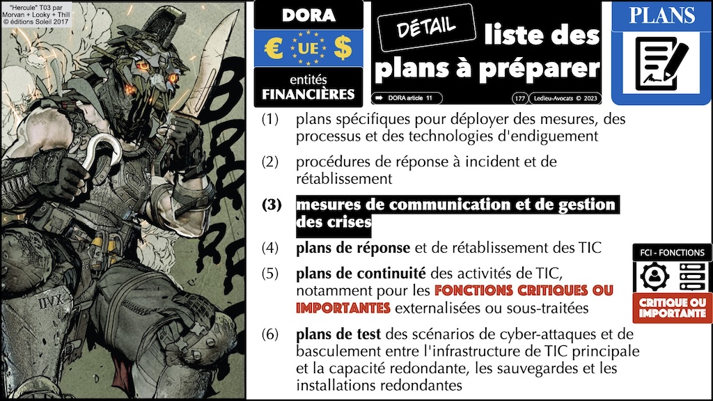 #572-3 cyber sécurité les 12 travaux de DORA © Ledieu-Avocats 04-07-2024.177