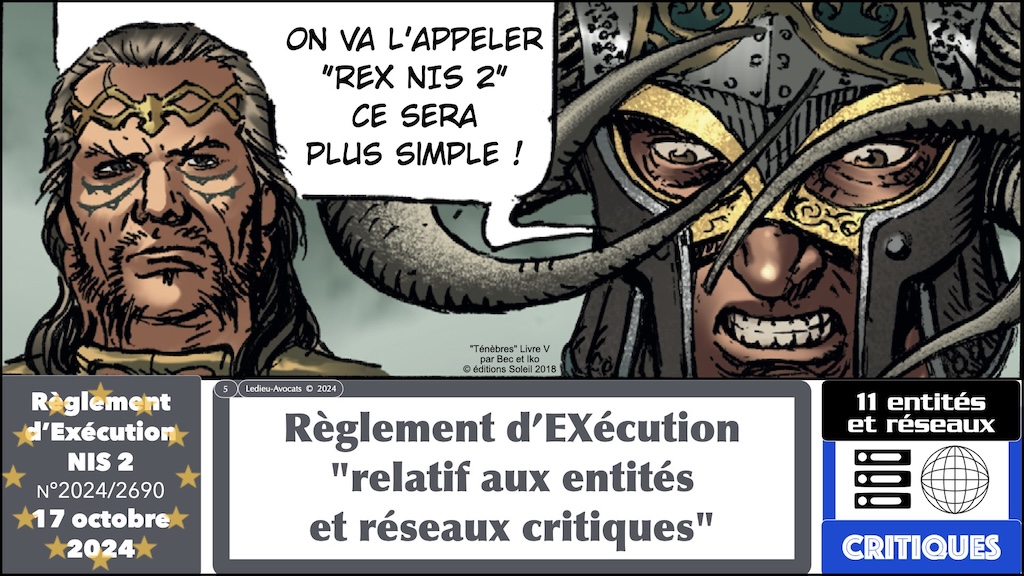 #631 Règlement d'exécution NIS2 PODCAST Cybersecurity all day part #3:3 [27 mai 2025] © Ledieu-Avocats 2025.005
