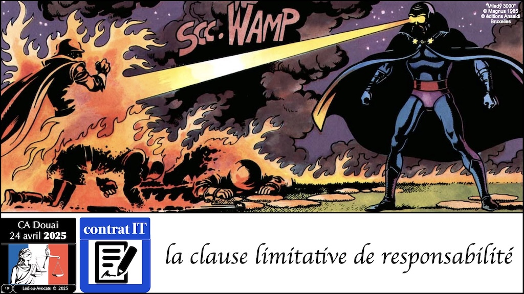 #654 interruption de service et indemnisation judiciaire du préjudice subi jurisprudence Cour d'Appel de Douai 24 avril 2025 © Ledieu-Avocats 2025.018