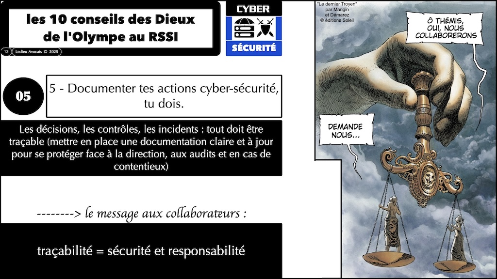 #062 dix conseils des Dieux au RSSI illustrés en BD en collaboration avec Anouar BACHOUNDA Neotrust © Ledieu-Avocats 12-08-2025.013