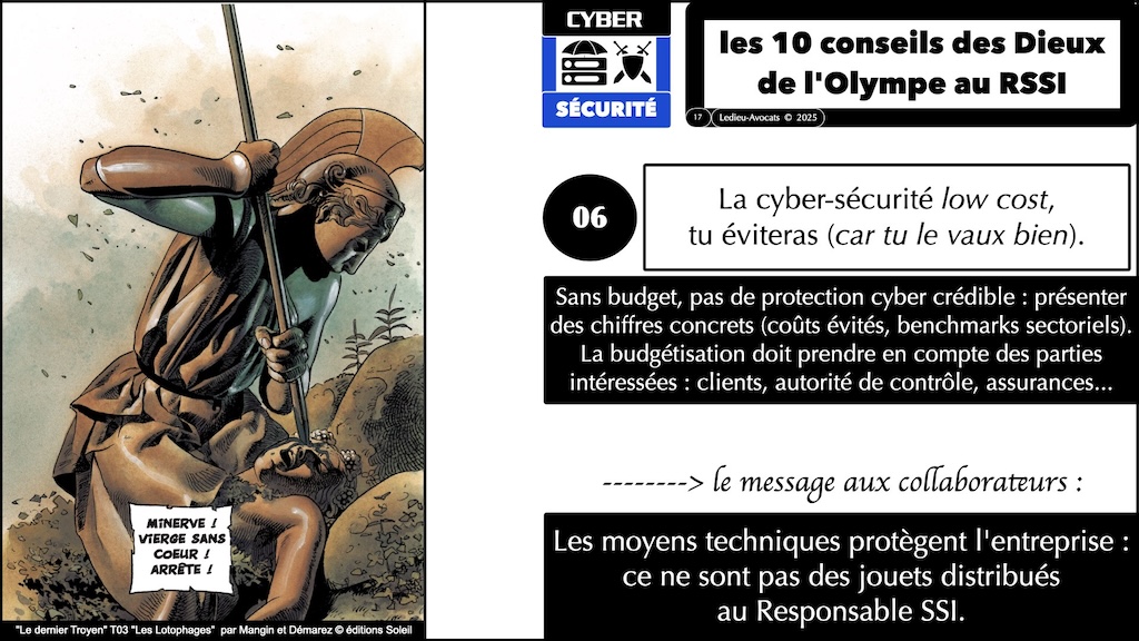#662 dix conseils des Dieux au RSSI pour aller parler à sa Direction Générale [en collaboration avec Anouar BACHOUNDA Neotrust] © Ledieu-Avocats 13-08-2025.017