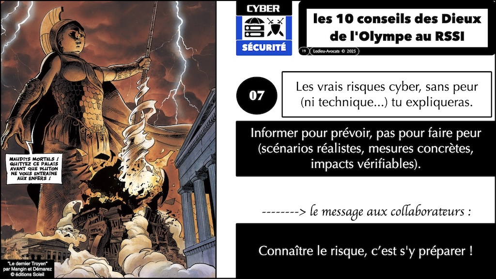 #662 dix conseils des Dieux au RSSI pour aller parler à sa Direction Générale [en collaboration avec Anouar BACHOUNDA Neotrust] © Ledieu-Avocats 13-08-2025.019