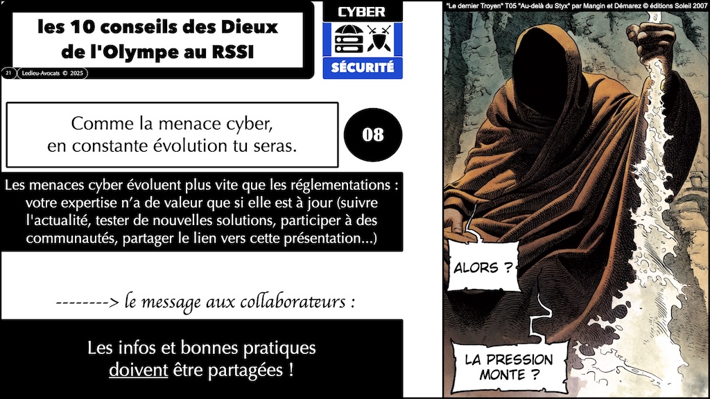 #662 dix conseils des Dieux au RSSI pour aller parler à sa Direction Générale [en collaboration avec Anouar BACHOUNDA Neotrust] © Ledieu-Avocats 13-08-2025.021