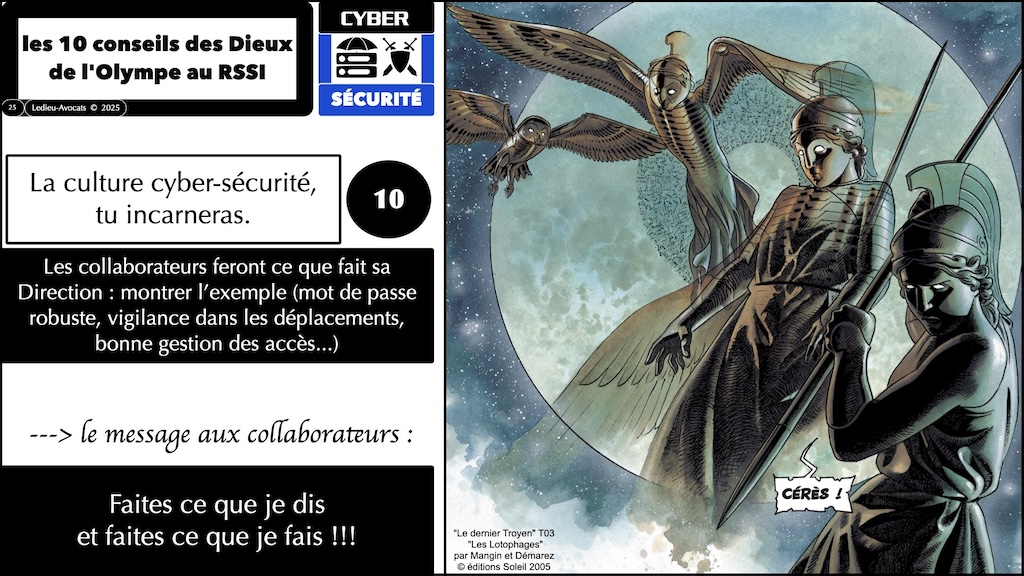 #662 dix conseils des Dieux au RSSI pour aller parler à sa Direction Générale [en collaboration avec Anouar BACHOUNDA Neotrust] © Ledieu-Avocats 13-08-2025.025