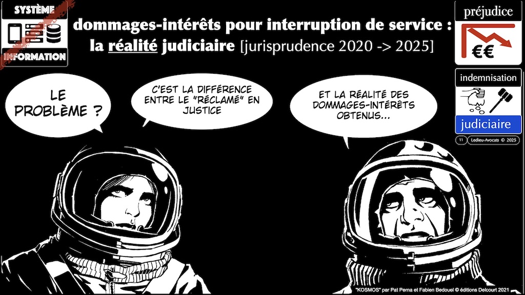 #663 interruption de service quelle indemnisation judiciaire principes légaux et jurisprudences 2020 à 2025 © Ledieu-Avocats.011