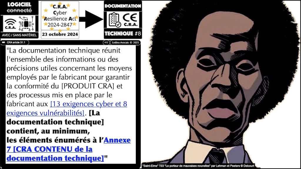 #688 CRA la documentation technique obligatoire Cyber Resilience Act © Ledieu-Avocats 22-09-2025.002