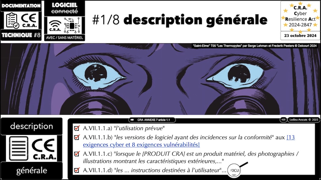 #688 CRA la documentation technique obligatoire Cyber Resilience Act © Ledieu-Avocats 22-09-2025.010