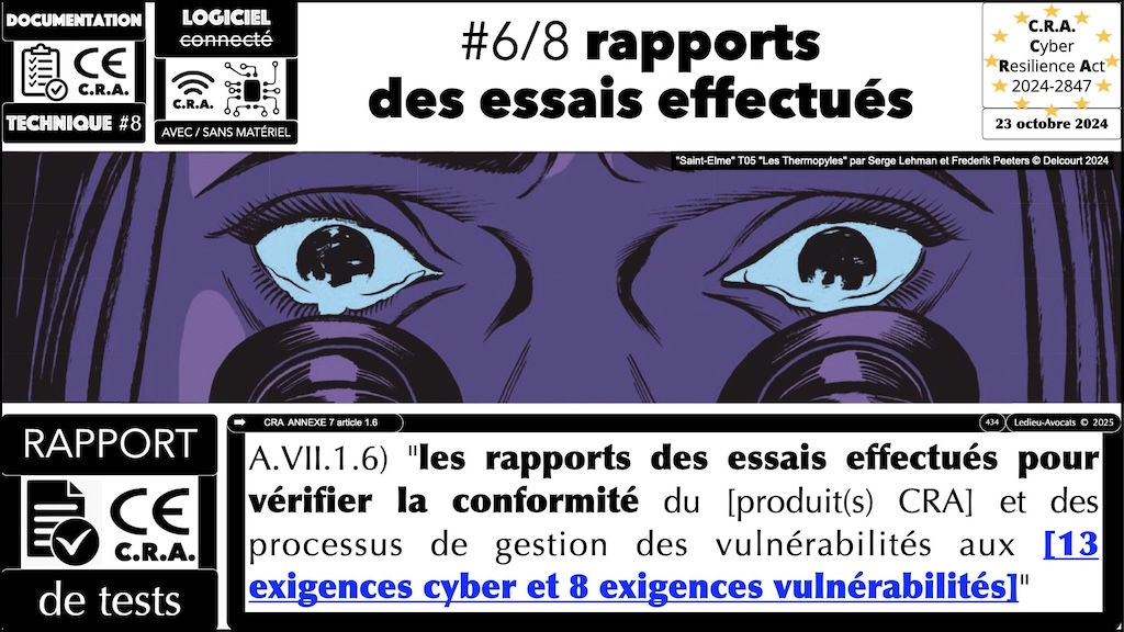 #688 CRA la documentation technique obligatoire Cyber Resilience Act © Ledieu-Avocats 22-09-2025.024