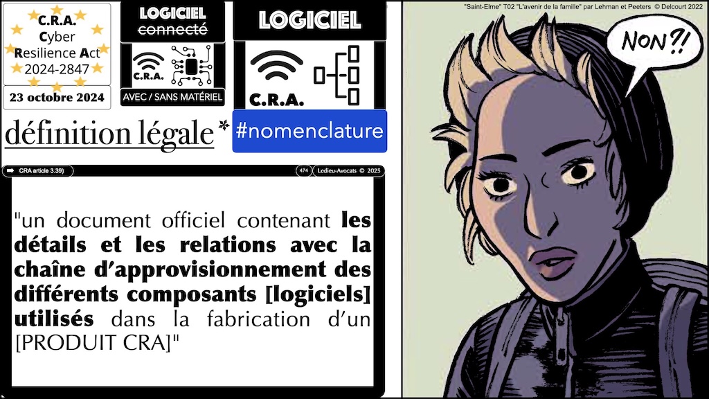 #690 CRA la nomenclature des logiciels embarqués Cyber Resilience Act épisode #15 © Ledieu-Avocats.006