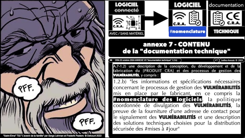#690 CRA la nomenclature des logiciels embarqués Cyber Resilience Act épisode #15 © Ledieu-Avocats.009