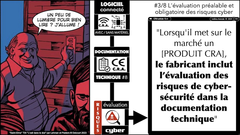 #691 CRA évaluation des risques cyber Cyber Resilience Act épisode #16 © Ledieu-Avocats.006