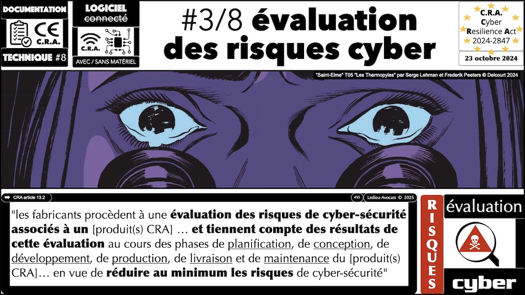 #691 CRA évaluation des risques cyber Cyber Resilience Act épisode #16 © Ledieu-Avocats.007
