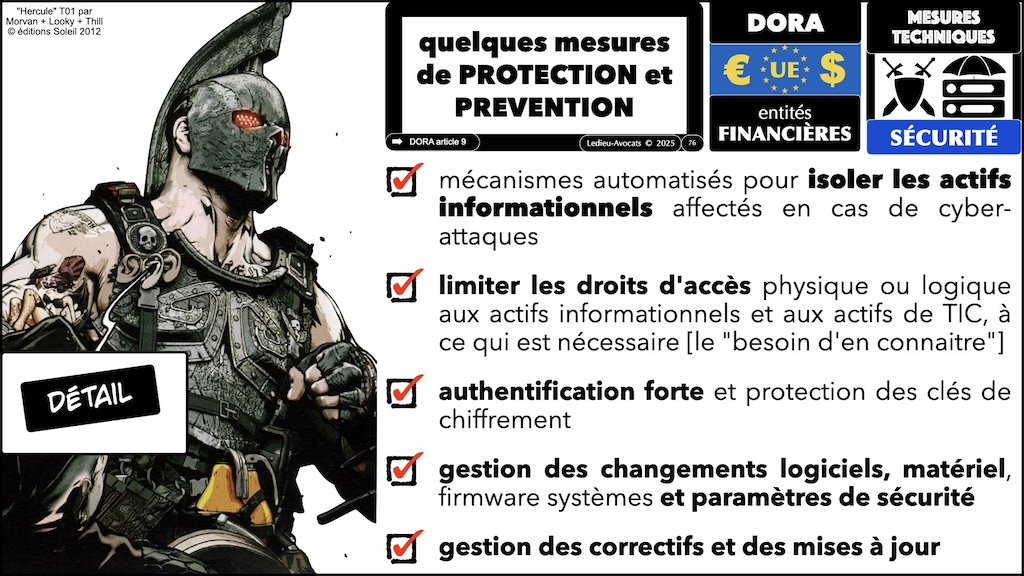 #674 DORA = résilience numérique = cybersécurité IAP Institut des Assurances de Paris Panthéon Sorbonne 14 octobre 2025 © Ledieu-Avocats.076