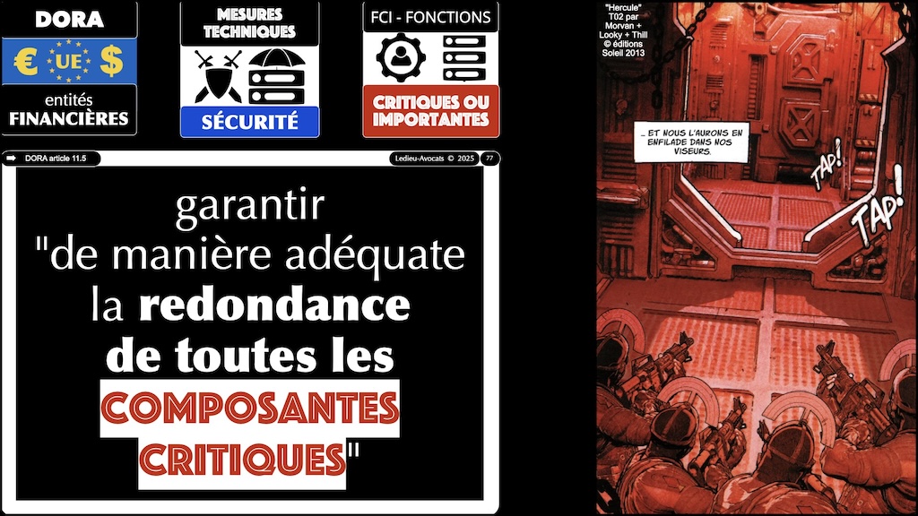 #674 DORA = résilience numérique = cybersécurité IAP Institut des Assurances de Paris Panthéon Sorbonne 14 octobre 2025 © Ledieu-Avocats.077